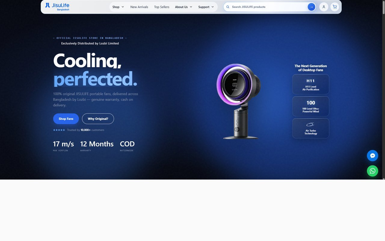 JISULIFE Bangladesh website, built by Globex